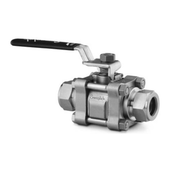 Swagelok S60P Steam Series Maintenance Instructions