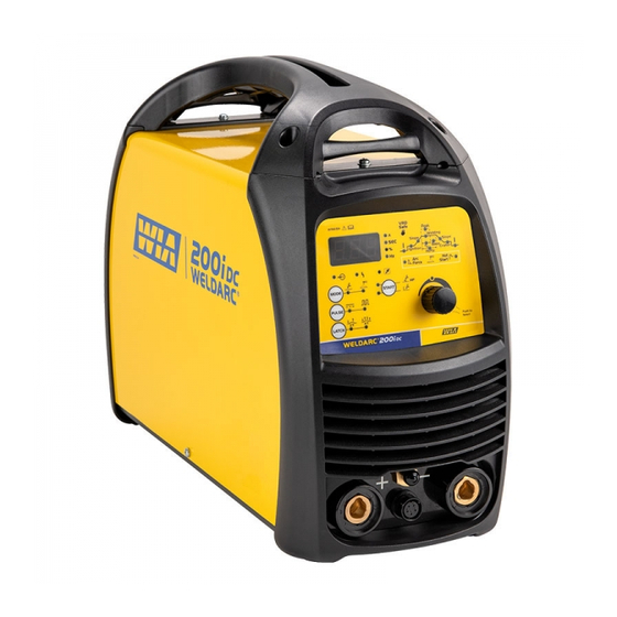 WELDING INDUSTRIES Weldarc 200i DC Operator's Manual