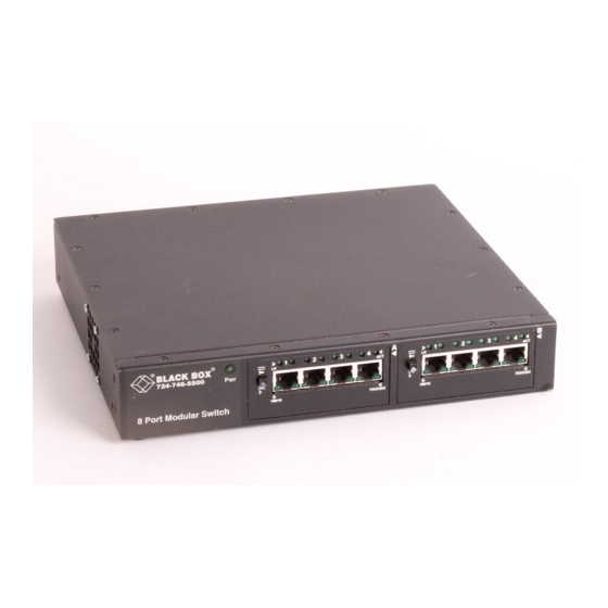 Black Box LE1401A Specifications