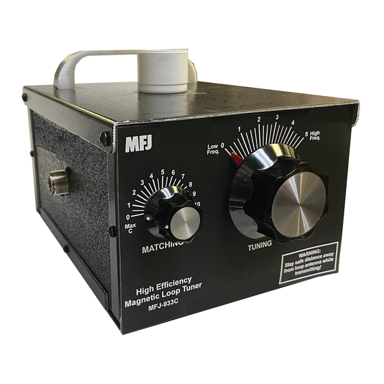 MFJ -933C Instruction Manual