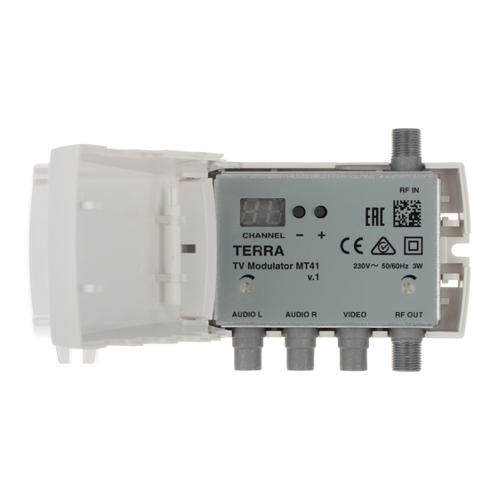 Terra MT41 Manual