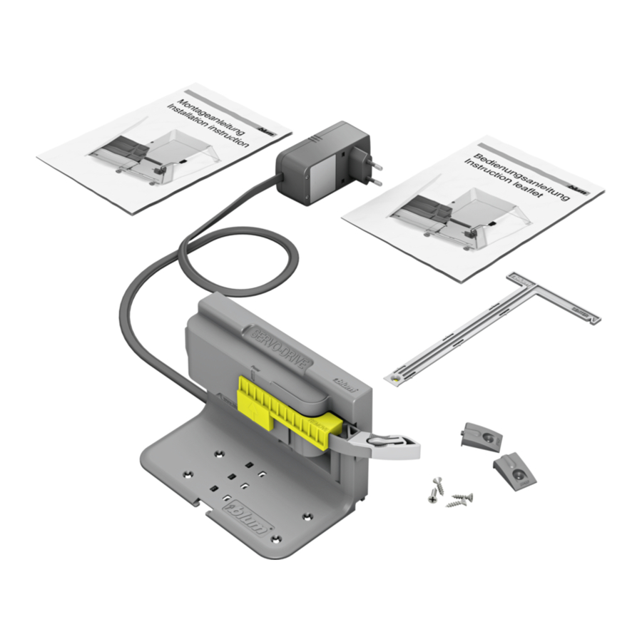 blum SERVO-DRIVE - Indoor Furnishing Manual
