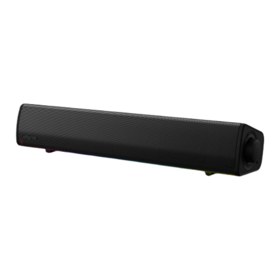 Creative SoundBLASTER GS3 Quick Start Manual