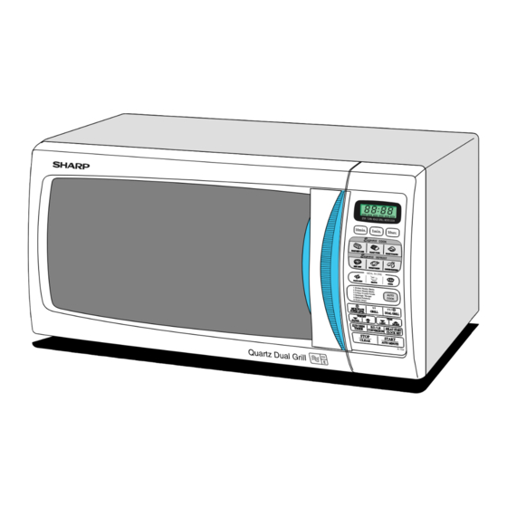 Sharp R-754M Operation Manual With Cookbook