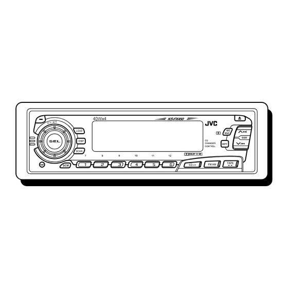 JVC Instructions Instruction Manual