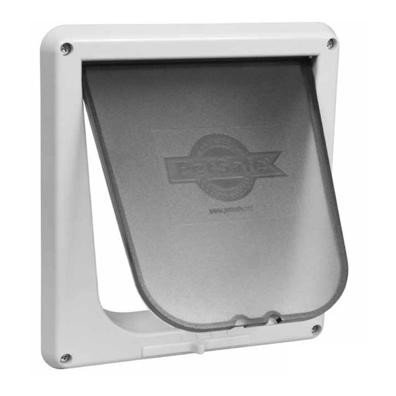 Petsafe 4-Way Locking Installation Manual