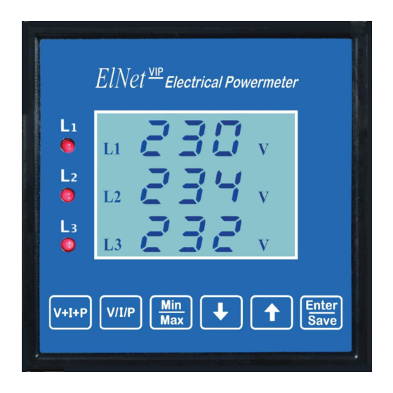 User Manuals: Control Applications ElNet VIP Meter