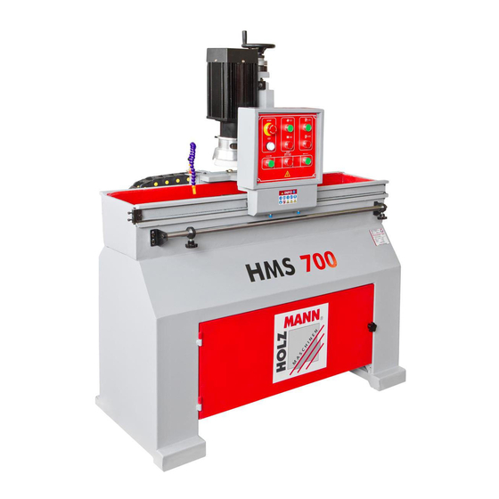 HOLZMANN MASCHINEN HMS 700 User Manual