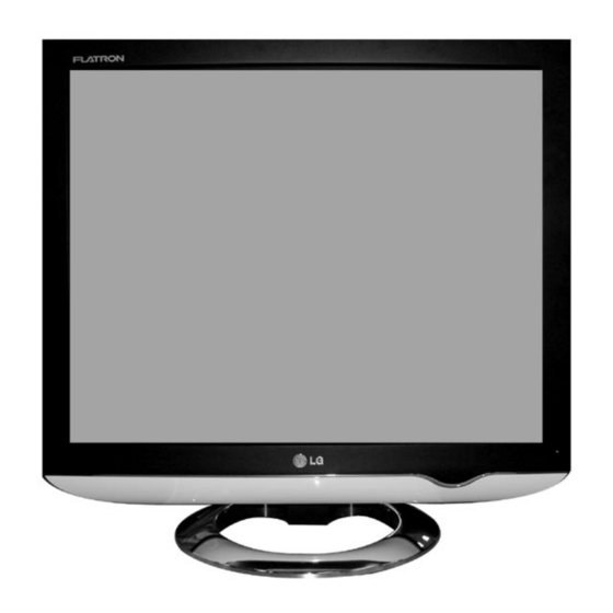 LG FLATRON L1940B Service Manual