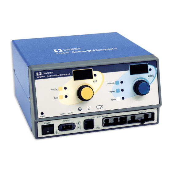 Valleylab SurgiStat II Service Manual