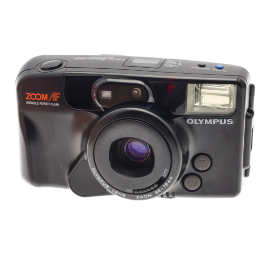 Olympus Infinity Zoom 210 Instructions Manual