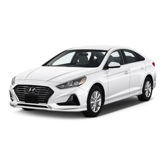 Hyundai SONATA 2019 Getting Started Manual