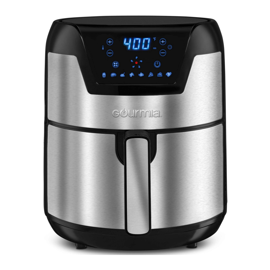 Gourmia GAF518 - 5-Qt Stainless Steel Digital Air Fryer Manual
