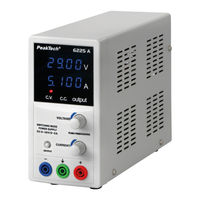 PeakTech 6225 A Operation Manual