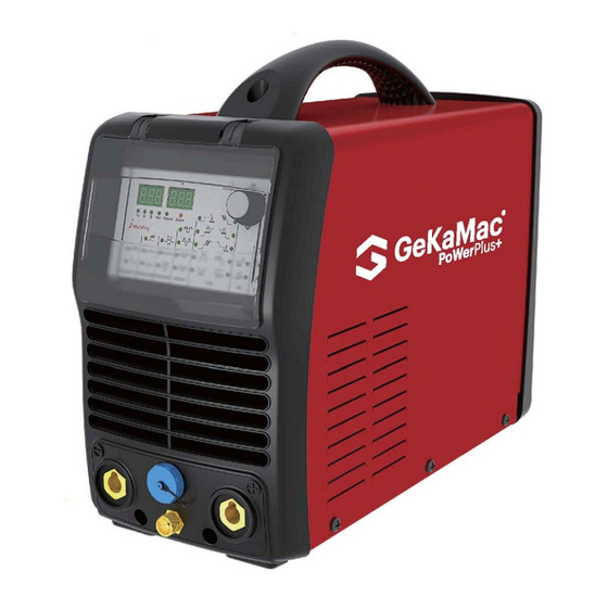 GeKaMac PoWer Plus+ Series Manual Instruction