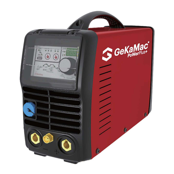 GeKaMac PoWer Plus+ Series Manual Instruction
