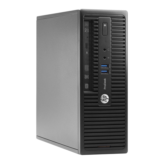 HP ProDesk 400 G2.5 Maintenance And Service Manual
