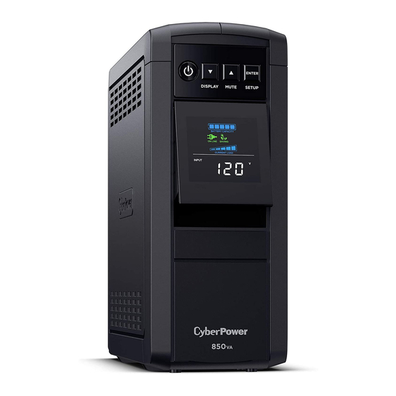 Cyber Power CP850PFCLCD User Manual