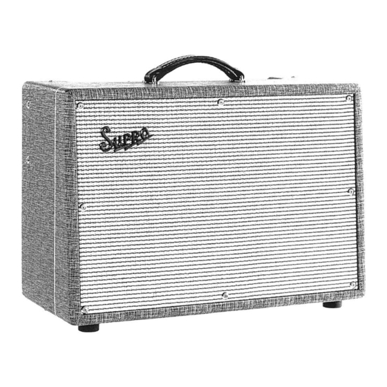 SUPRO 1622RT TREMO-VERB User Manual