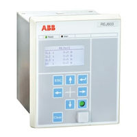 Abb REJ603 Product Manual