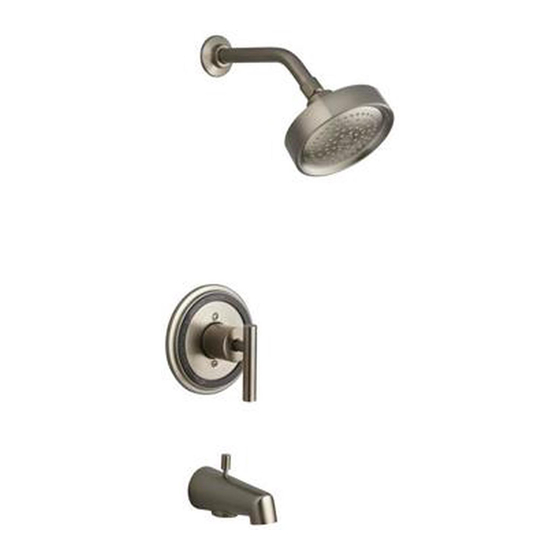 Kohler K-T8224 Installation Manual