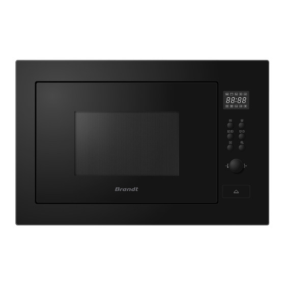 Brandt BMG2115X User Instructions