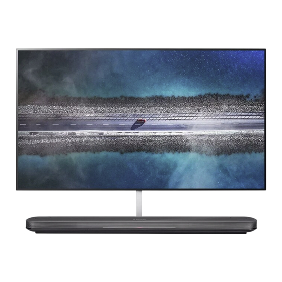 LG SIGNATURE OLED77W9PUA Manual