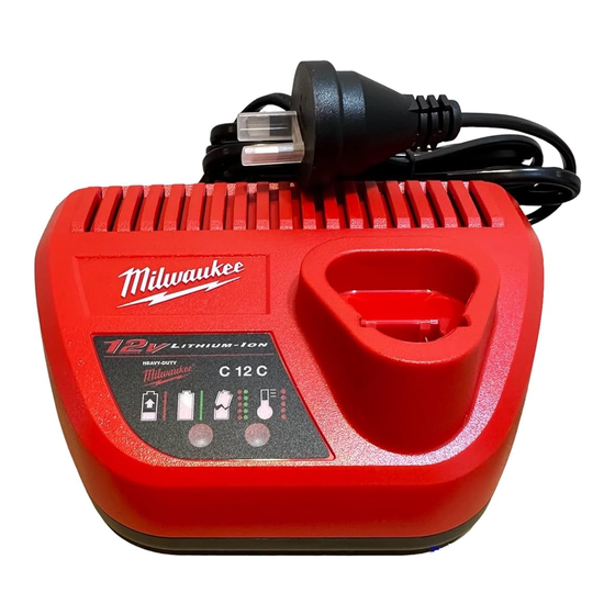 Milwaukee C 12 C Instructions Manual