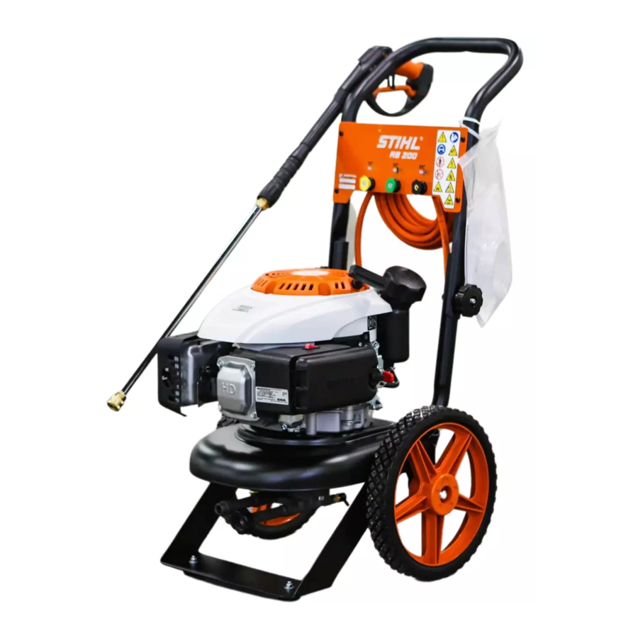 STIHL RB 200 - Pressure Washer Manual