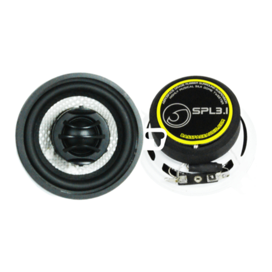 Bass Face SPL3.1 Instruction Manual