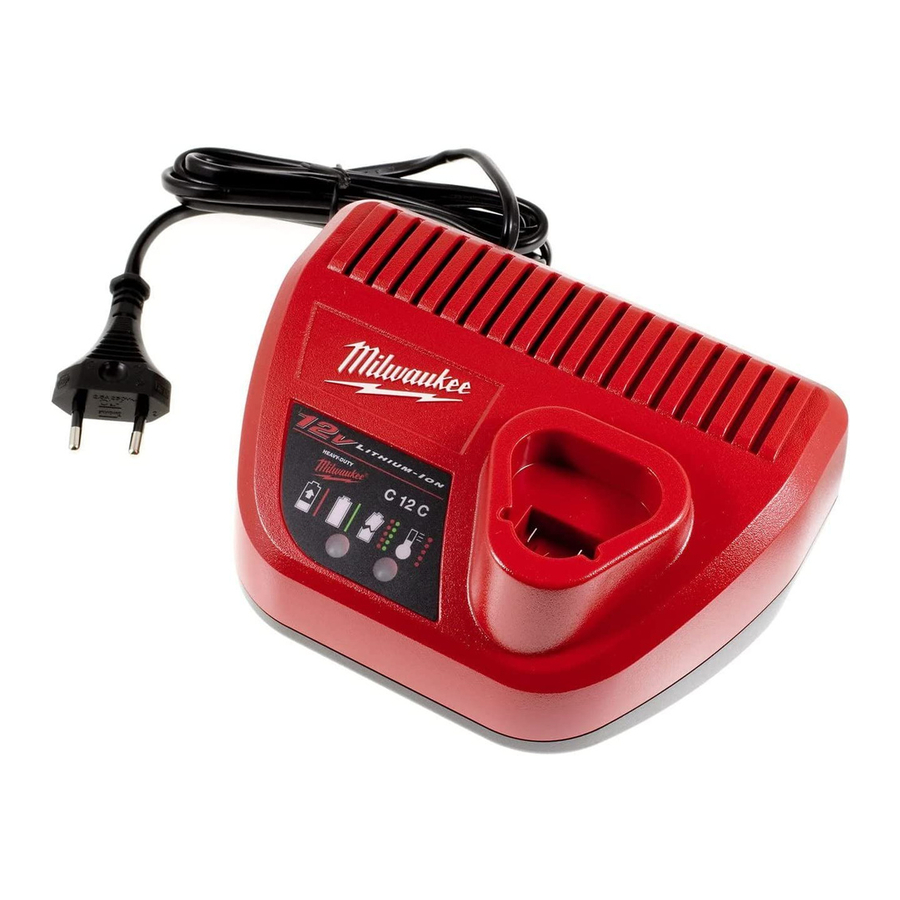 Milwaukee C 12 C - Charger Manual