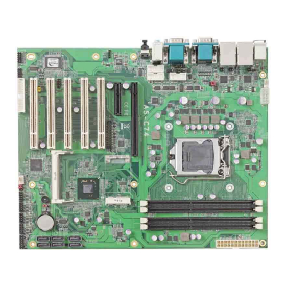 Commell AS-C74 Full size ATX motherboard Manuals