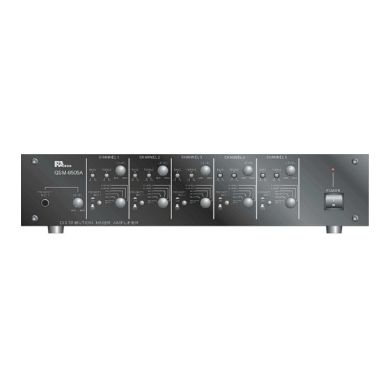 PA Tech QSM-6505A User Manual