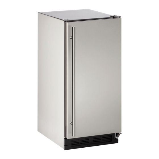 U-Line CLR1215SOD Clear Ice Machine Manuals