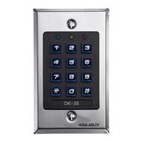 Assa Abloy SECURITRON DK-38 Installation & Operating Instructions
