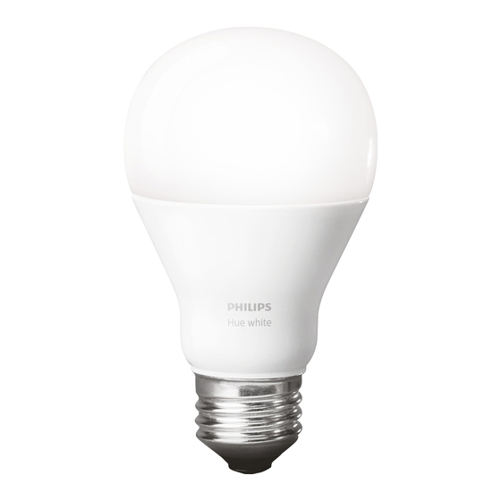Philips Hue 1822511 Quick Manual