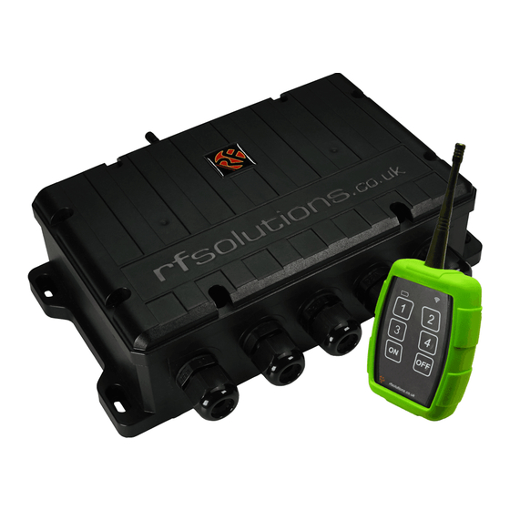 RF SOLUTIONS ELITE Quick Start Manual