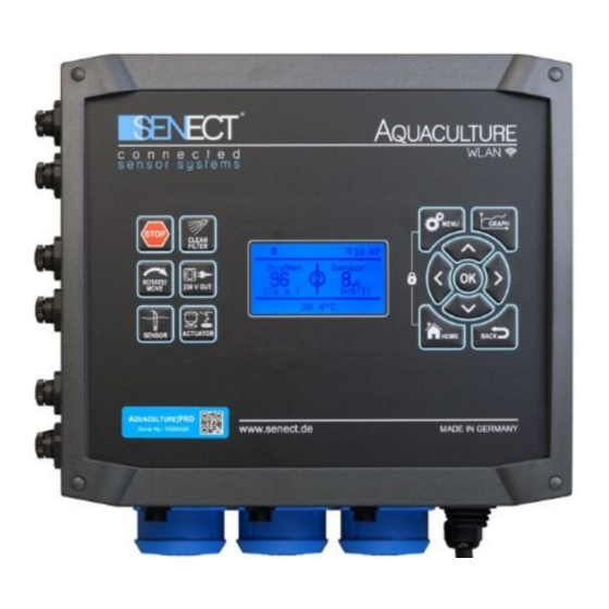 Senect FILTER CONTROL 1200 Unit Manuals