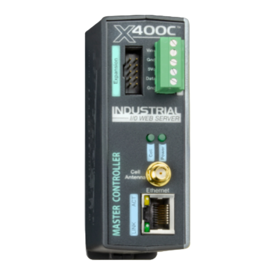 ControlByWeb X-400C Quick Start Manual