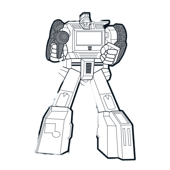 Hasbro TRANSFORMERS HEROIC AUTOBOT WARRIOR TONKANATOR Manual