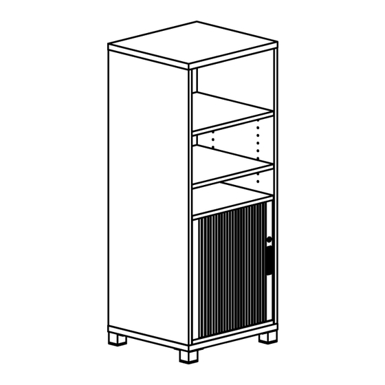 Workspace48 Axis Storage Tower AXBST12 Assembly Instruction Manual