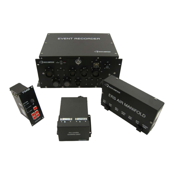 BACH-SIMPSON Event Recorder 54300 Series Manuals