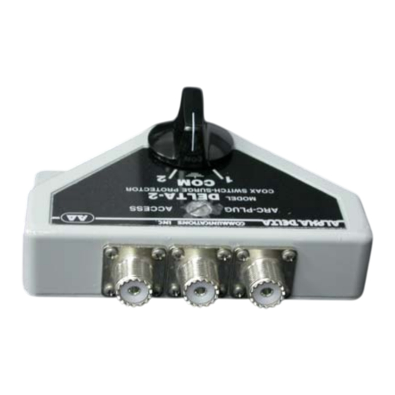 Alpha Delta DELTA-2 Series Manual