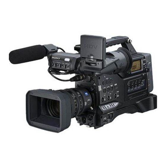 Sony HVR-S270E Operating Manual