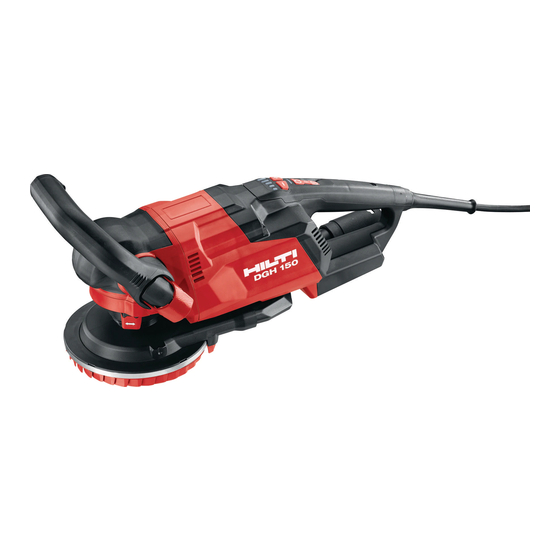 Hilti DG 150 Operating Instructions Manual