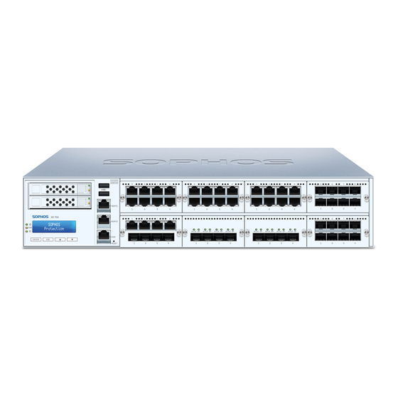Sophos XG 550 Quick Start Manual