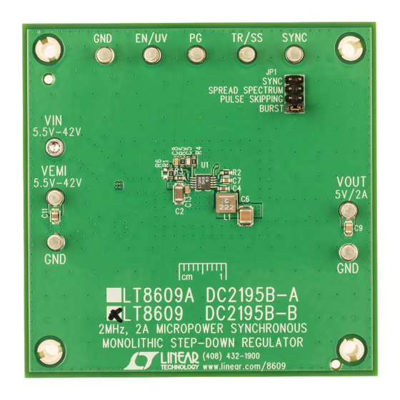 Linear Technology LT8609 Quick Manual