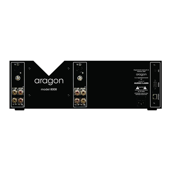 INDY AUDIO LABS aragon 8008 User Manual