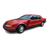 Mercury 1996 Cougar Manual