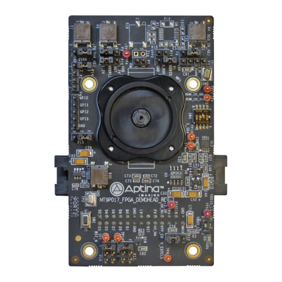 ON Semiconductor MT9P017 User Manual